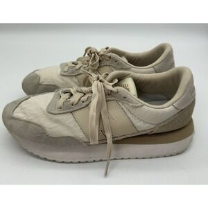 New Balance 237 Sneaker  Womens 9 Cream Shoe Running Jogging Performance Gym